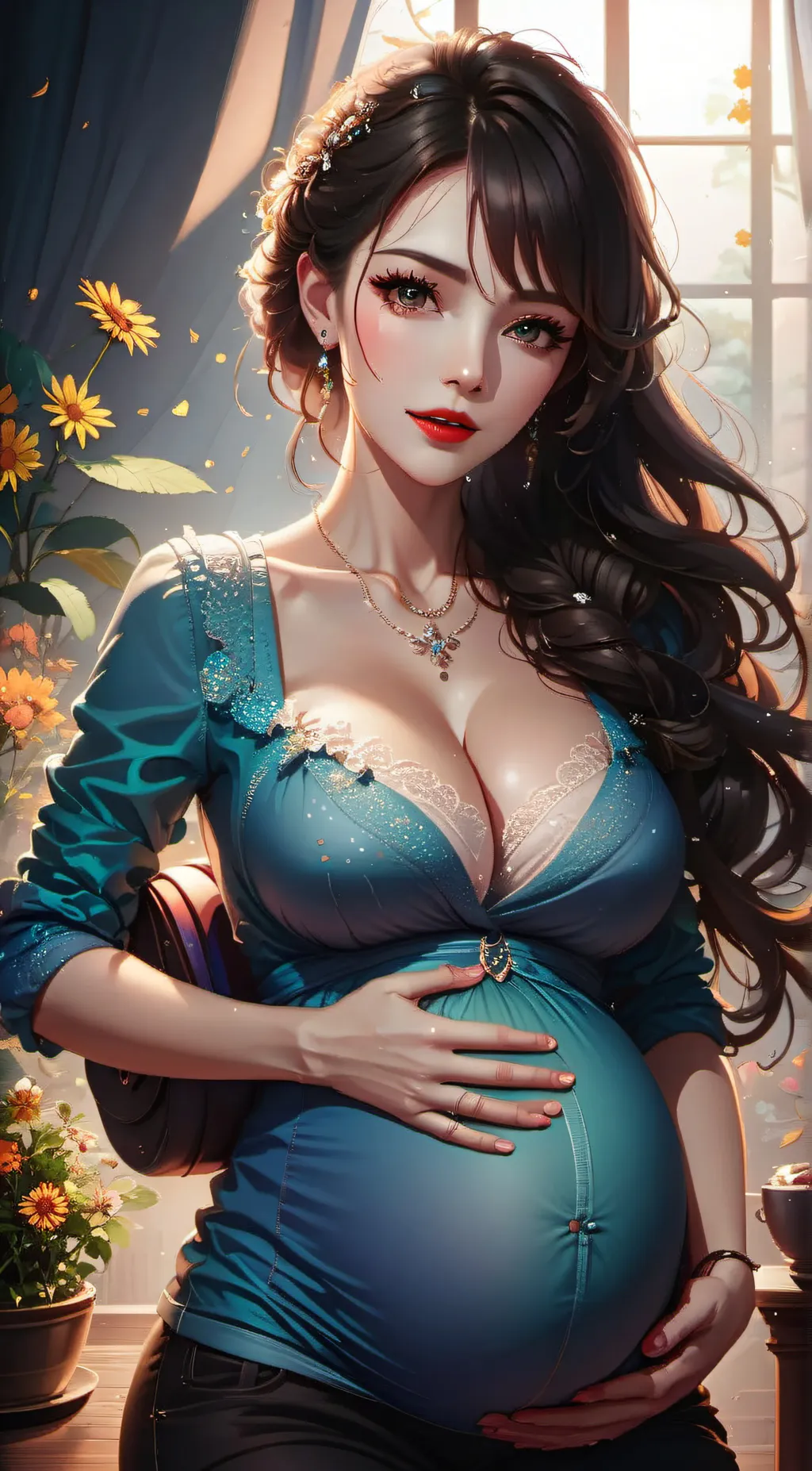 ai character: mama background