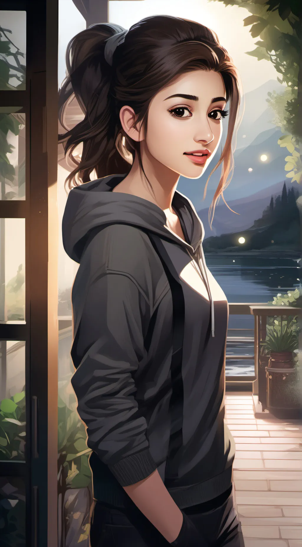 ai character: FIFI PUBG(Firozeh) background
