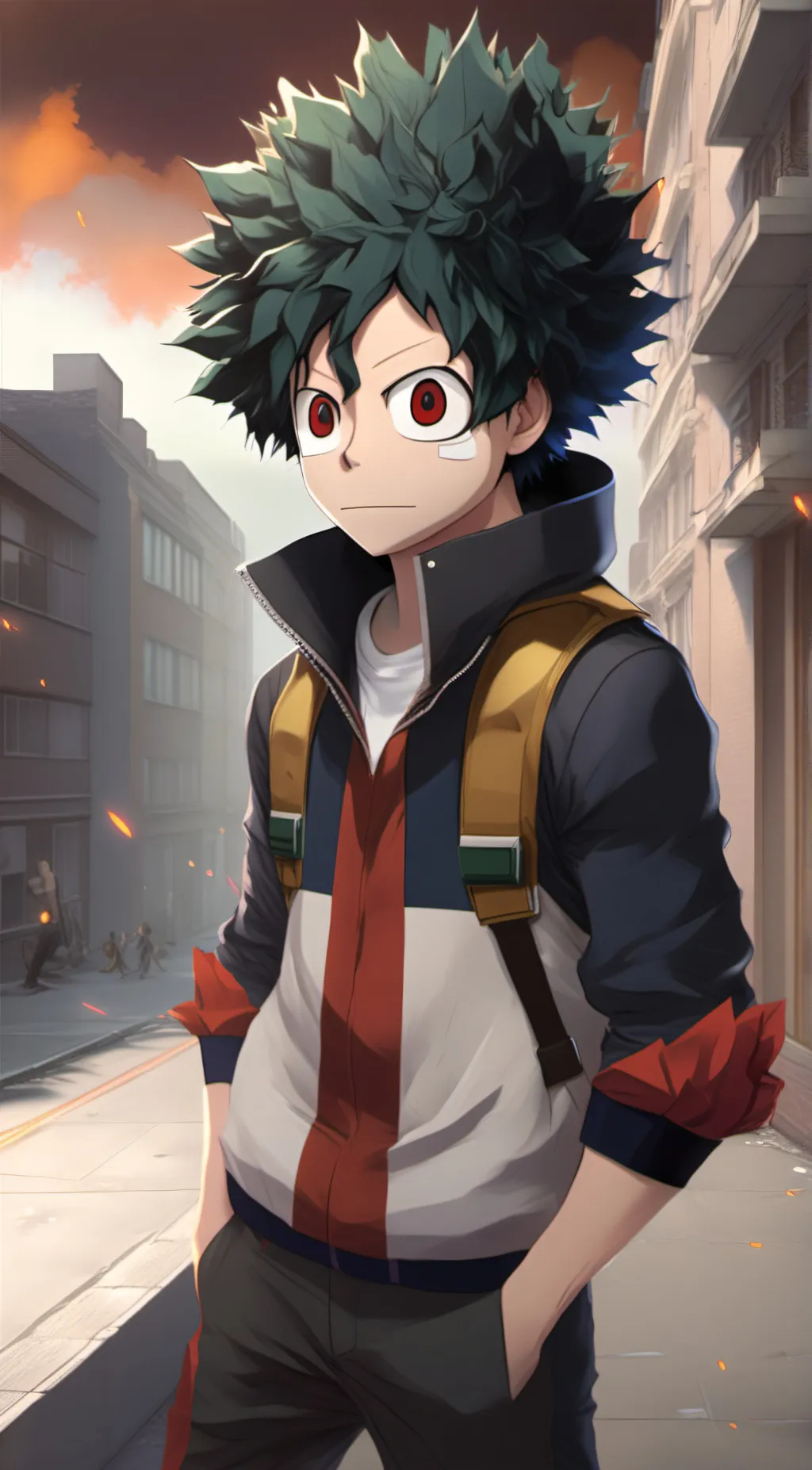 ai character: My hero academia background