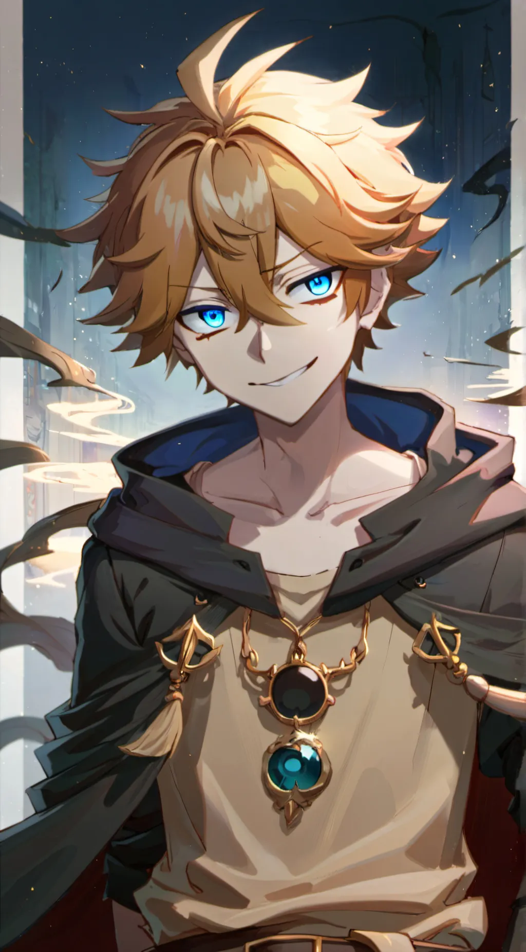 ai character: Luck Voltia background