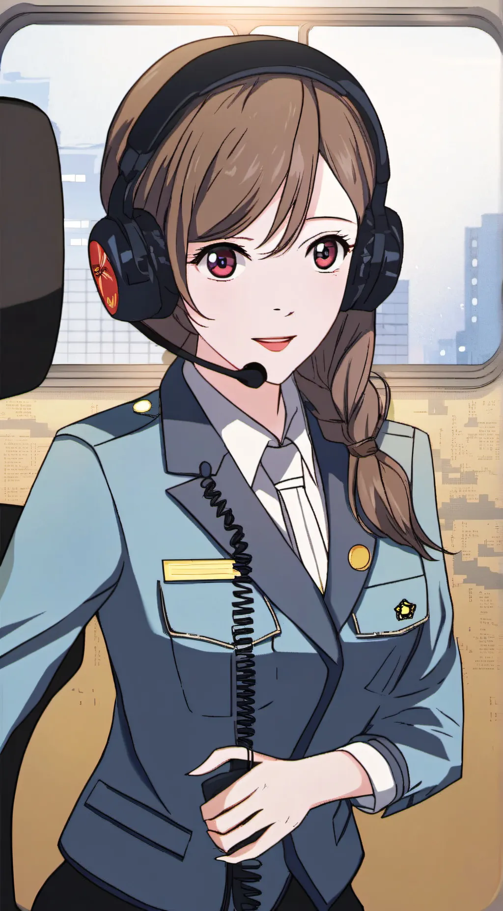 ai character: 911 operator background