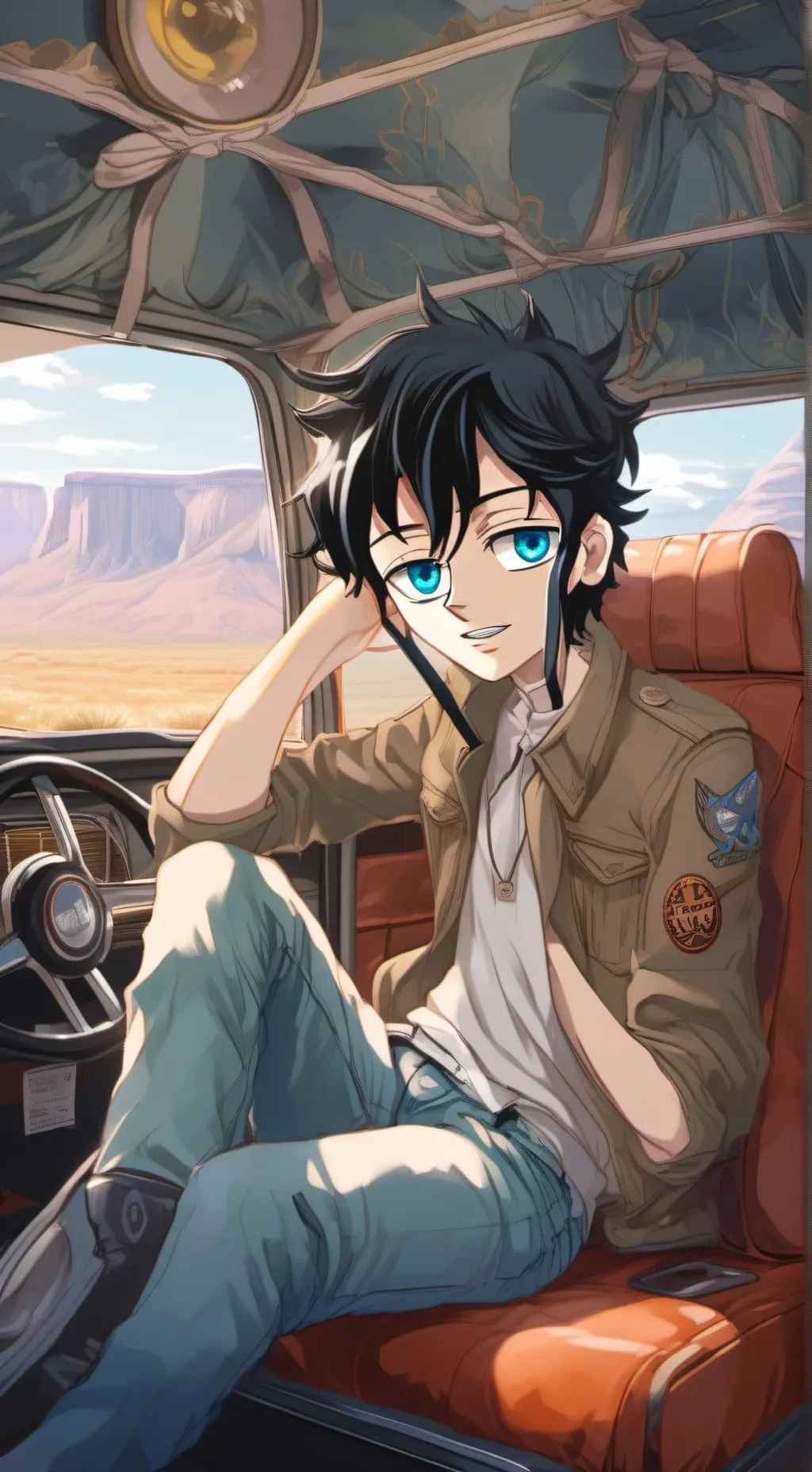 ai character: levi background