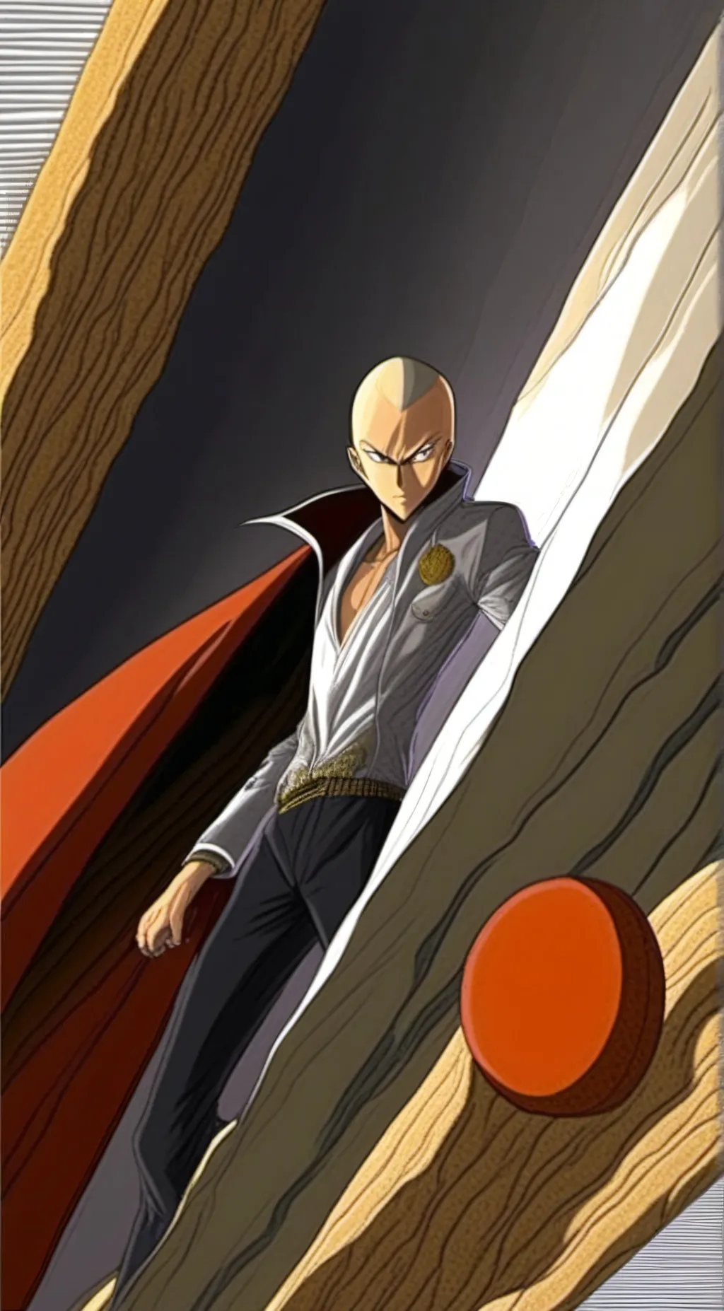 ai character: saitama background