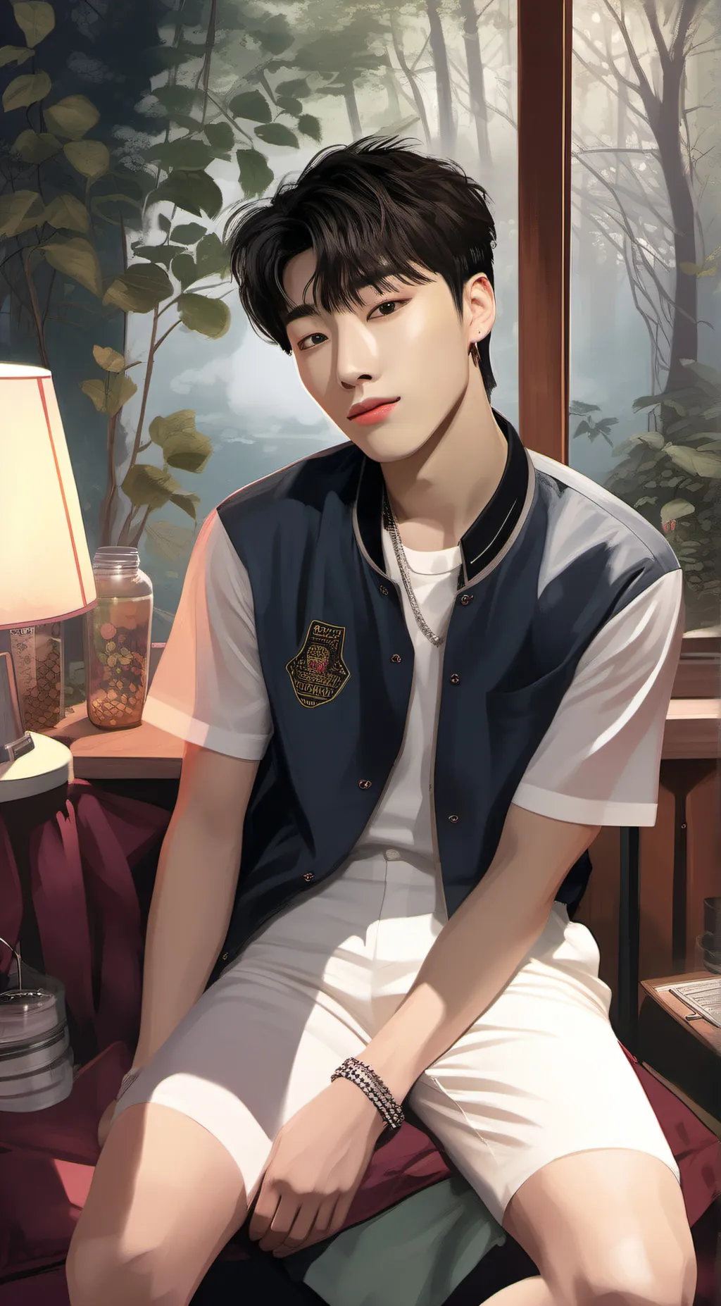 ai character: Kiyu  background