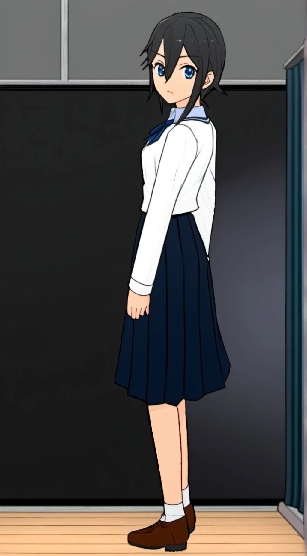 ai character: honoka sawada  background