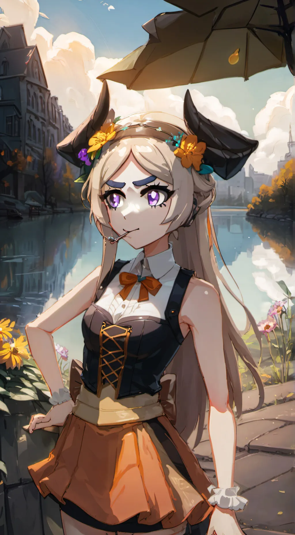 ai character: lila background