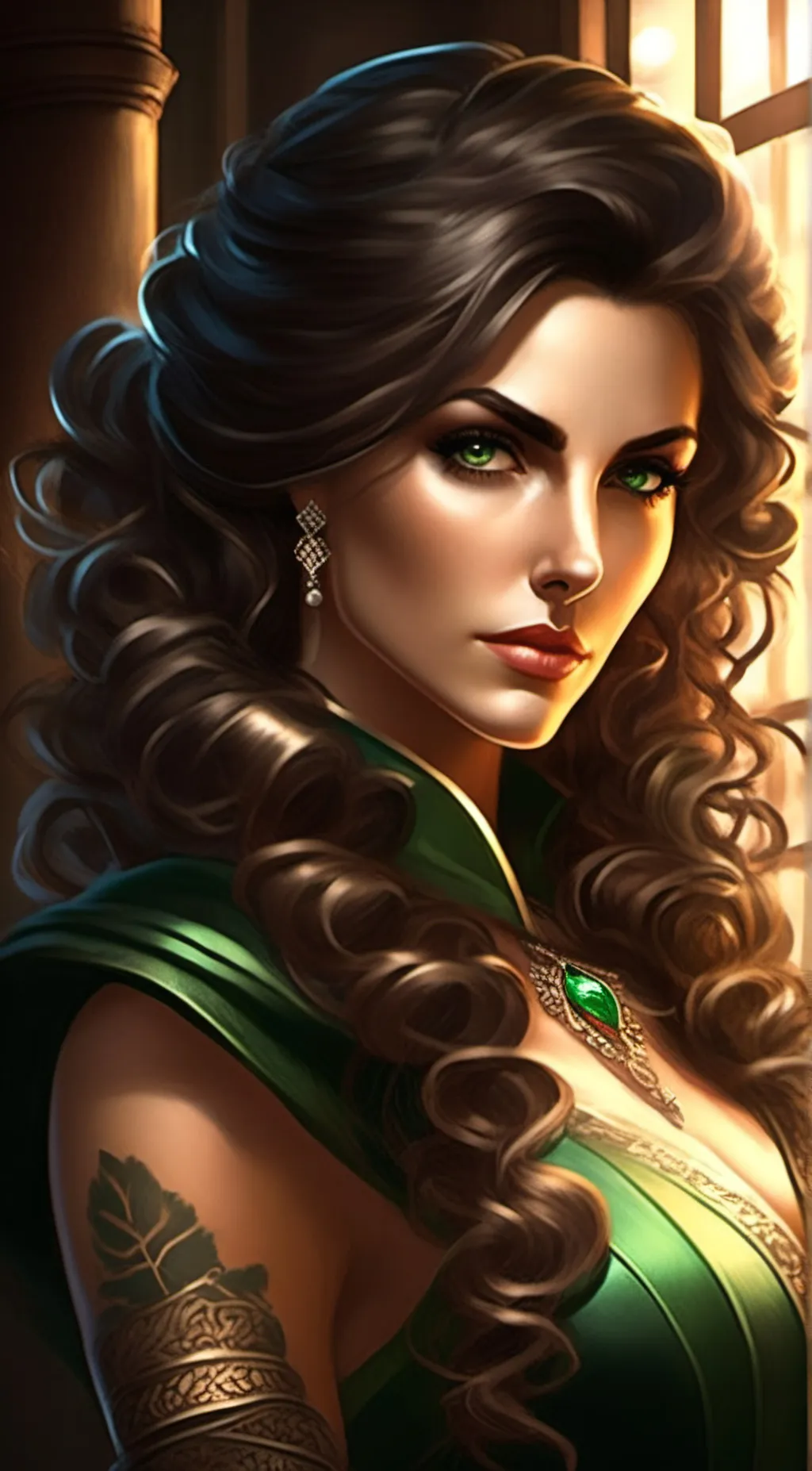 ai character: Bianca  background