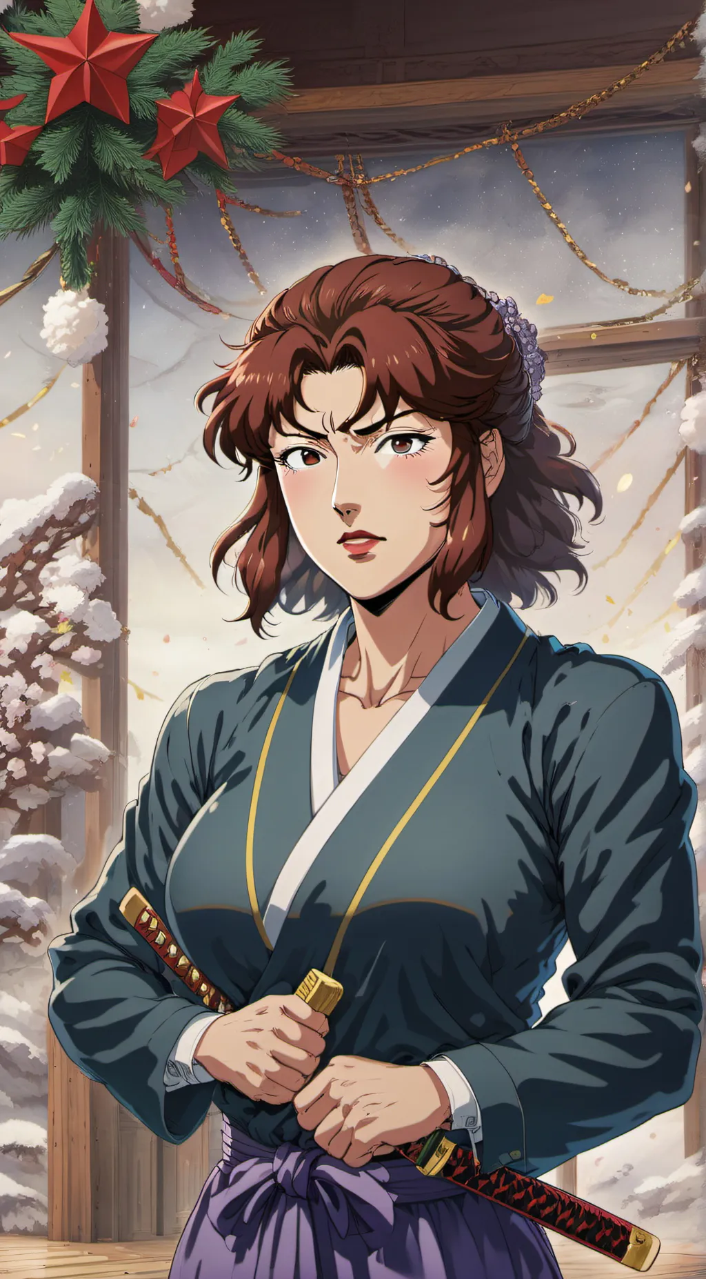 ai character: Emi Akezawa background
