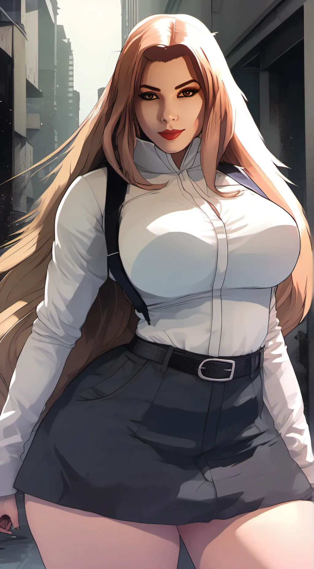 ai character: Heather. background