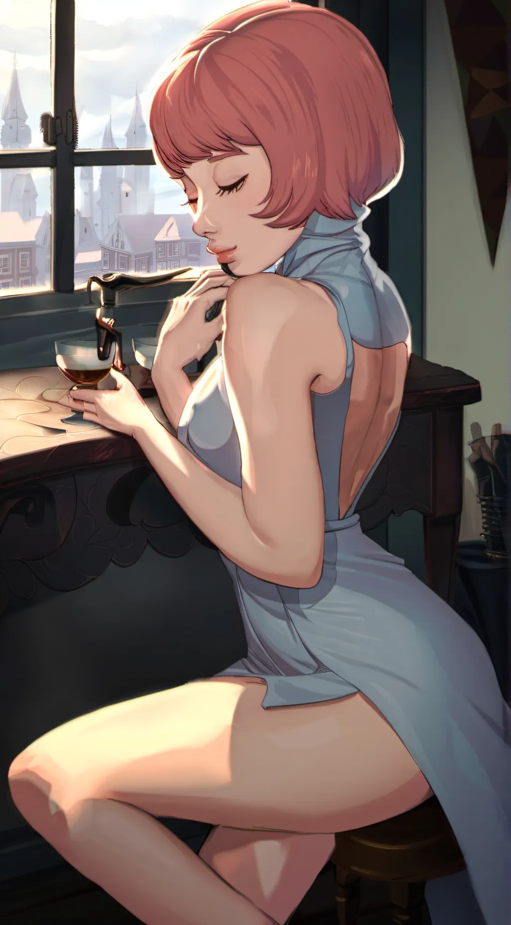 ai character: Sexy background