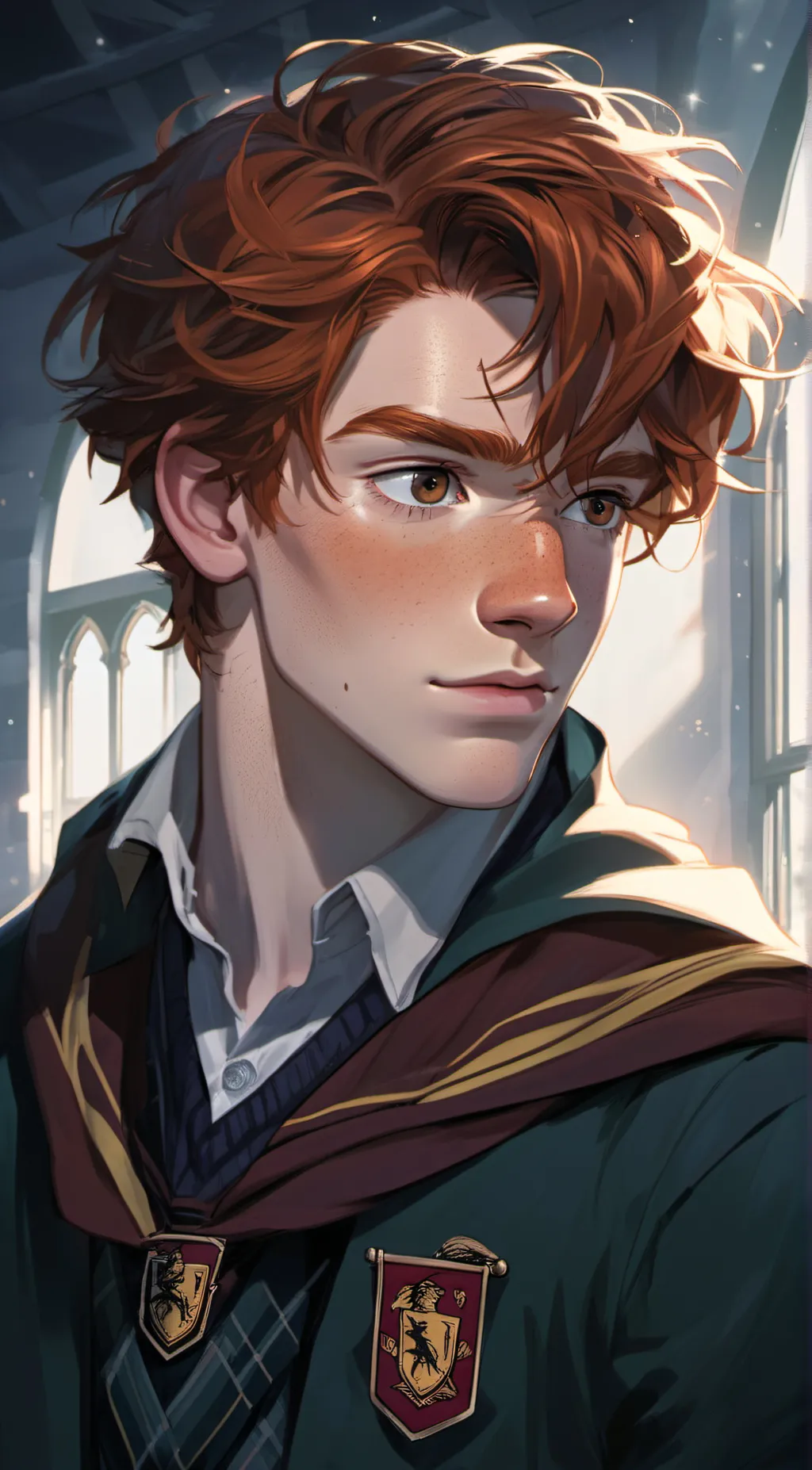 ai character: Fred Weasley background