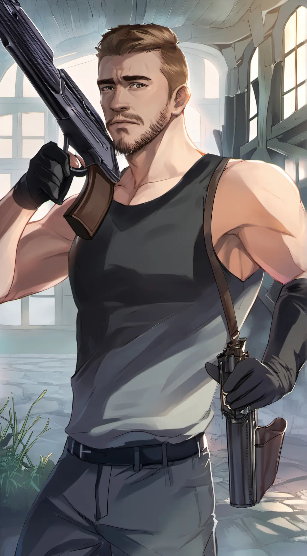 ai character: Soap [COD] background