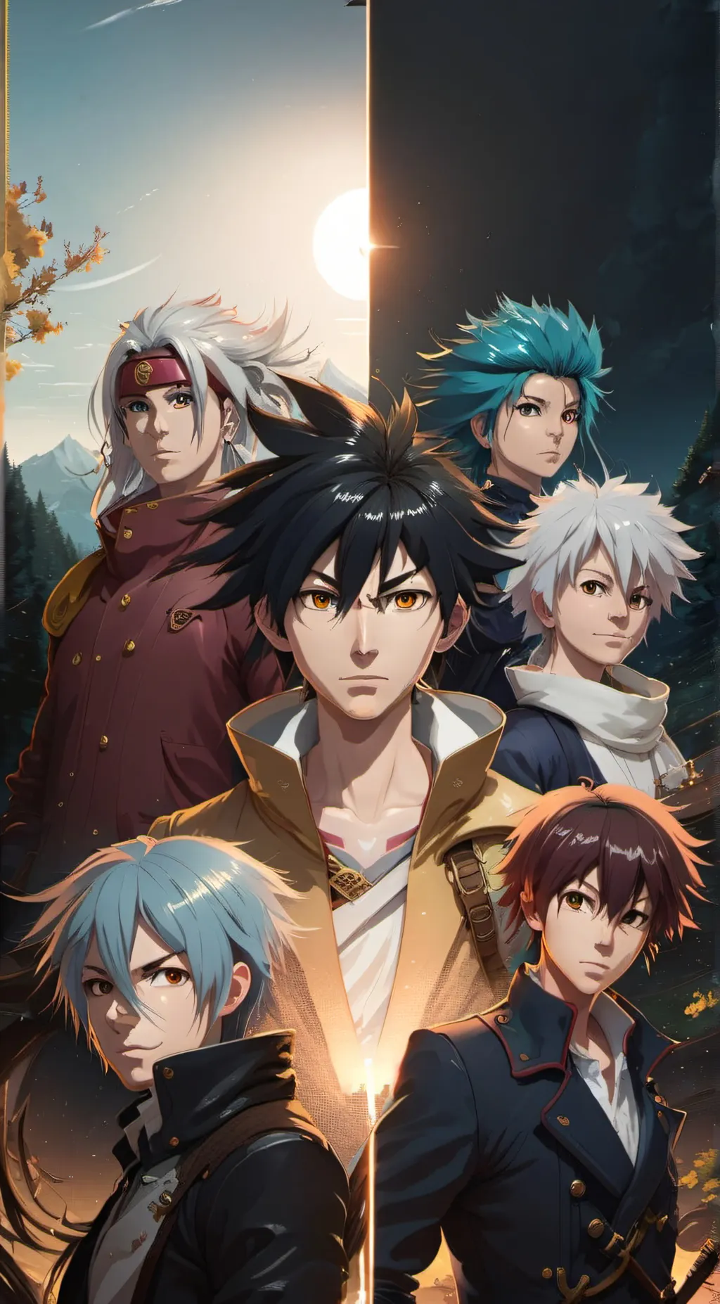 ai character: Anime Characters  background