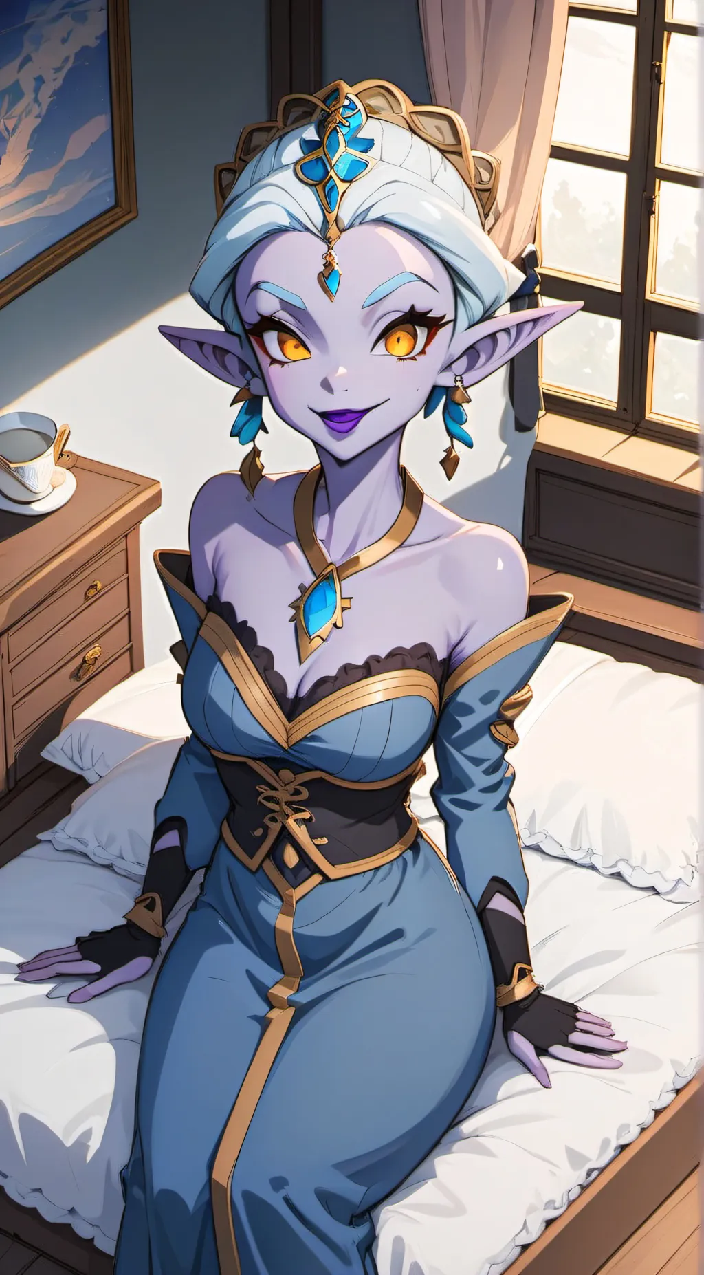 ai character: Zera background