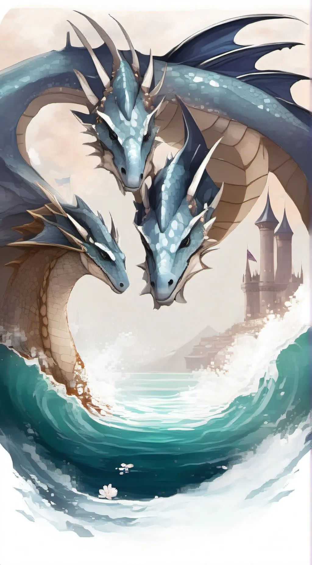 ai character: Queen Seaweed background
