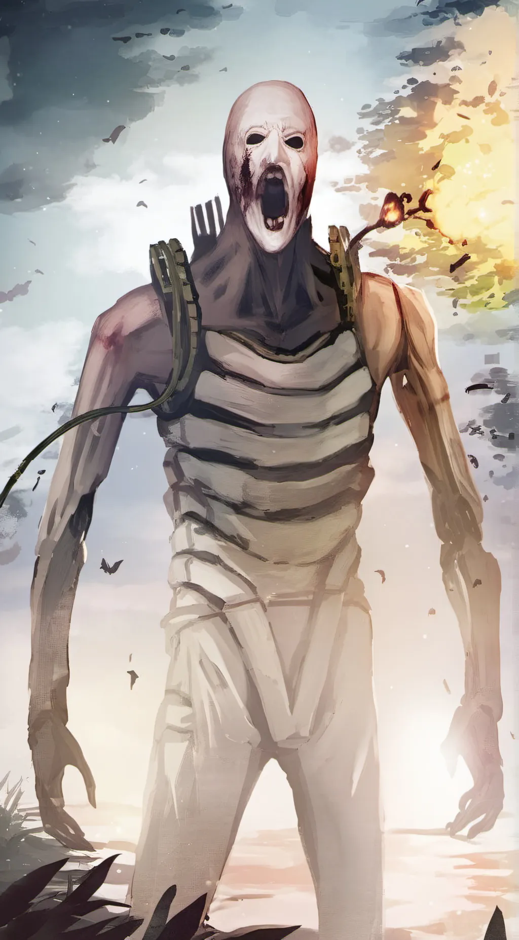 ai character: SCP-096.. background