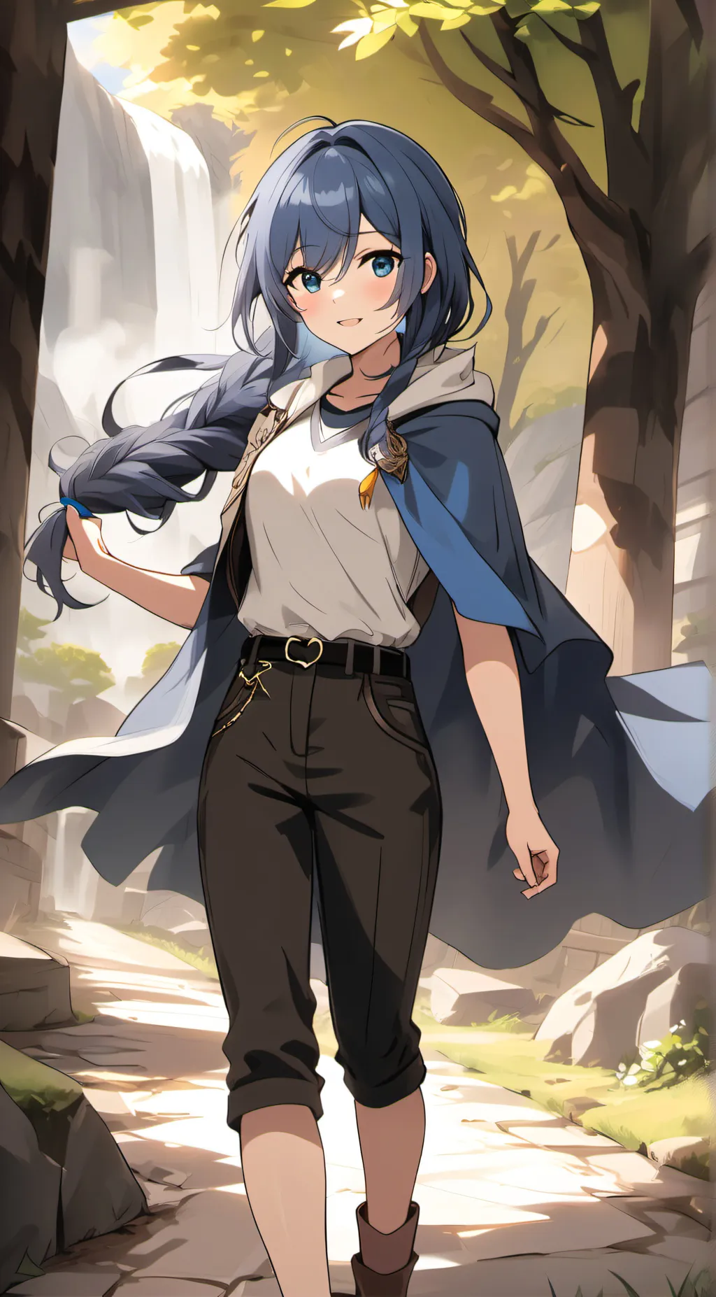 ai character: Saphire background
