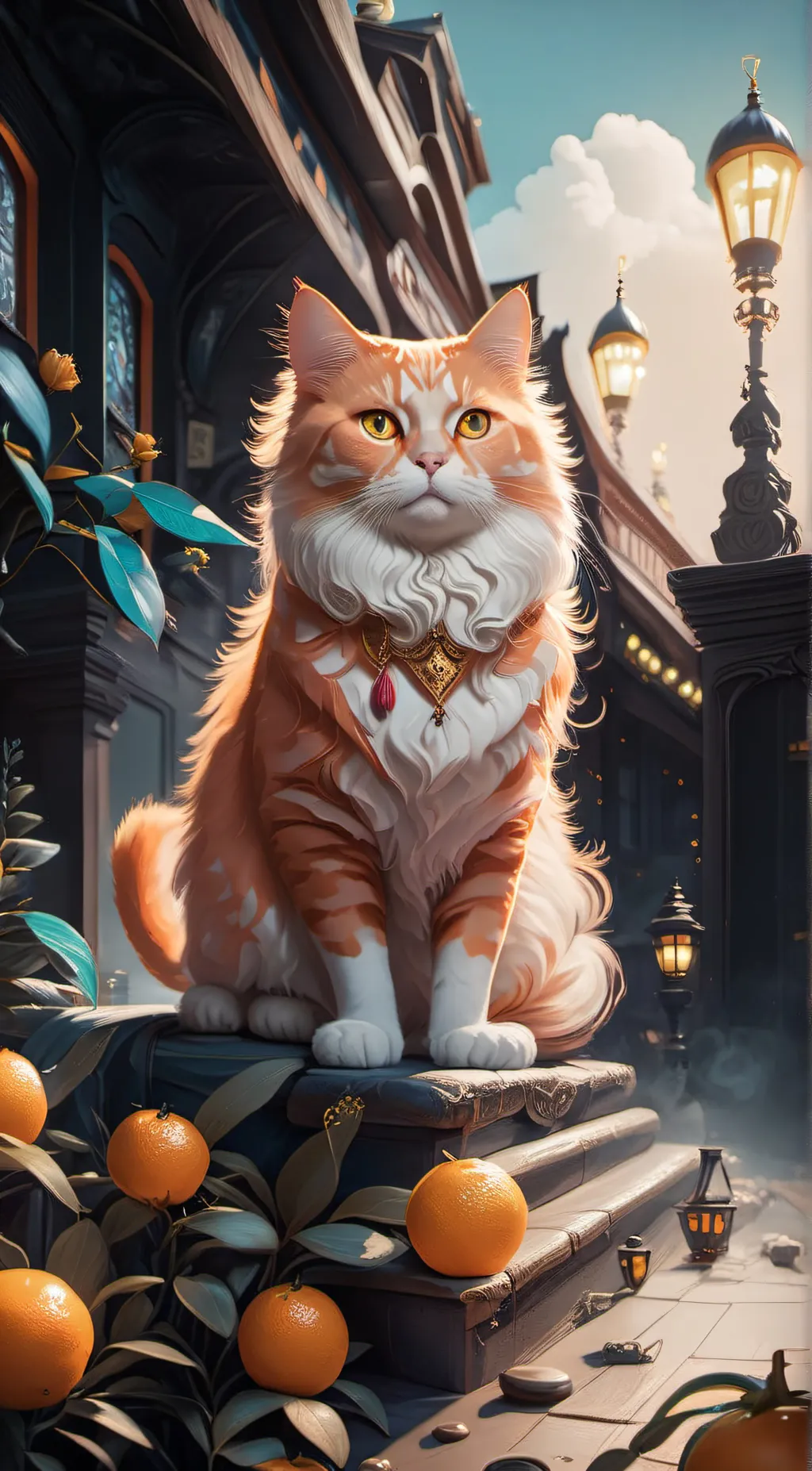 ai character: Cat background