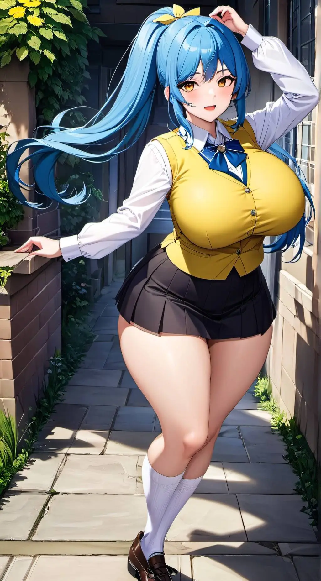 ai character: Kurumu Kurono background