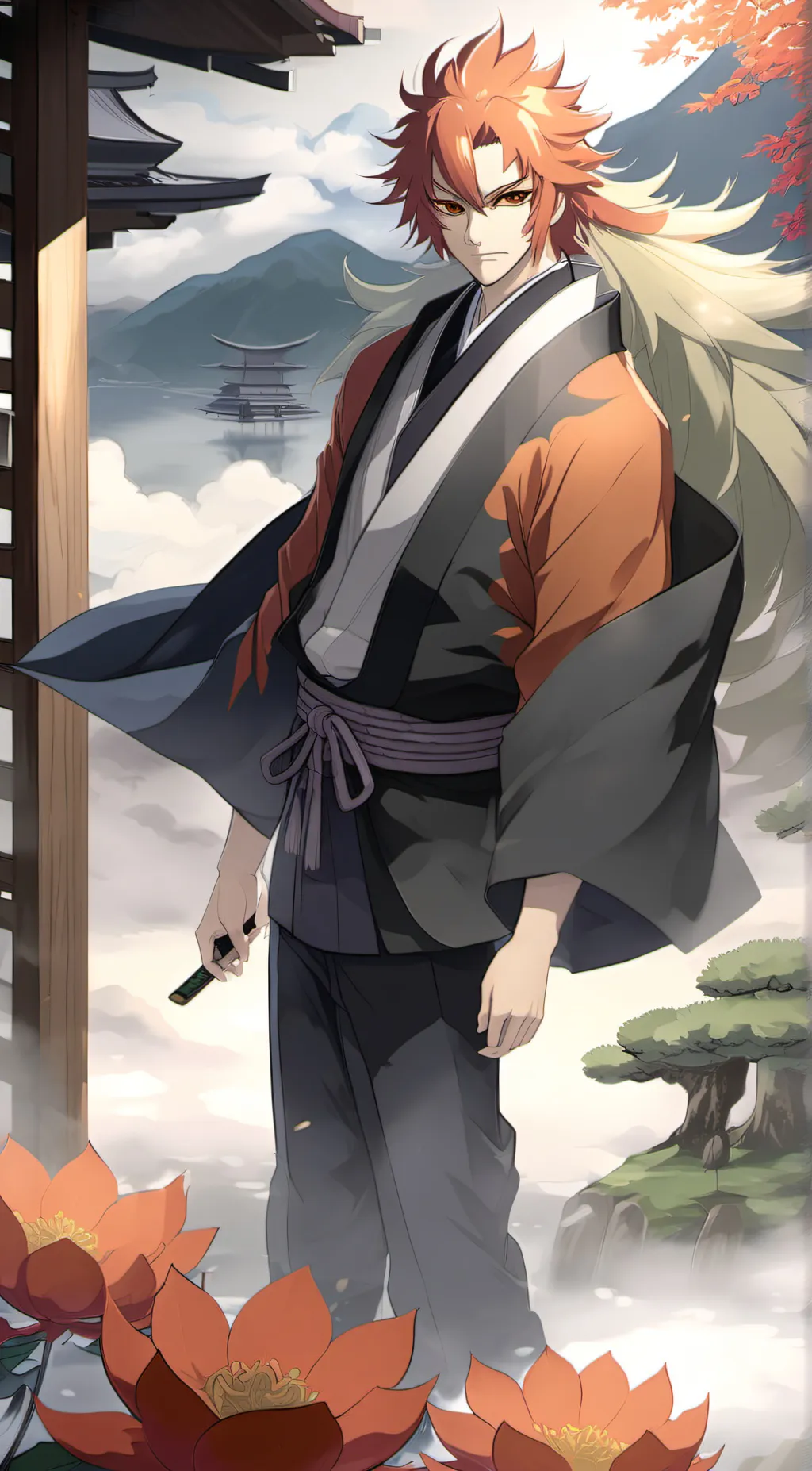 ai character: Hashira background