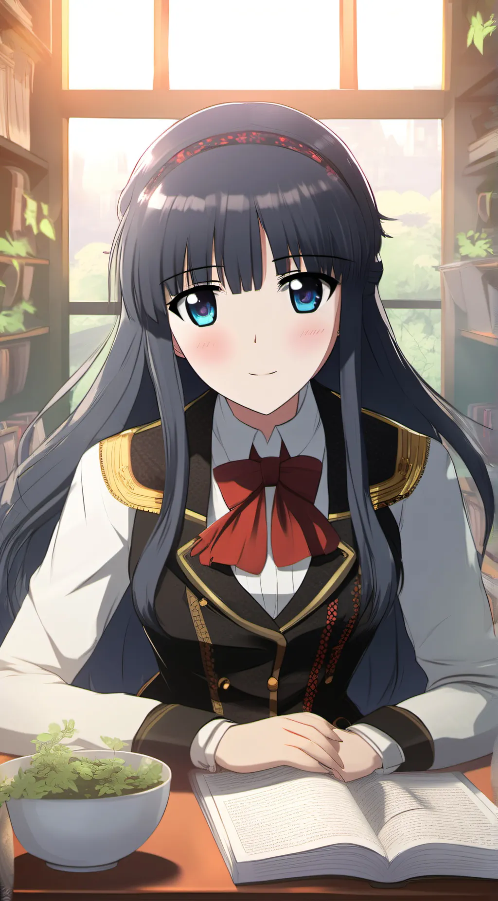 ai character: Miyuki yandere background