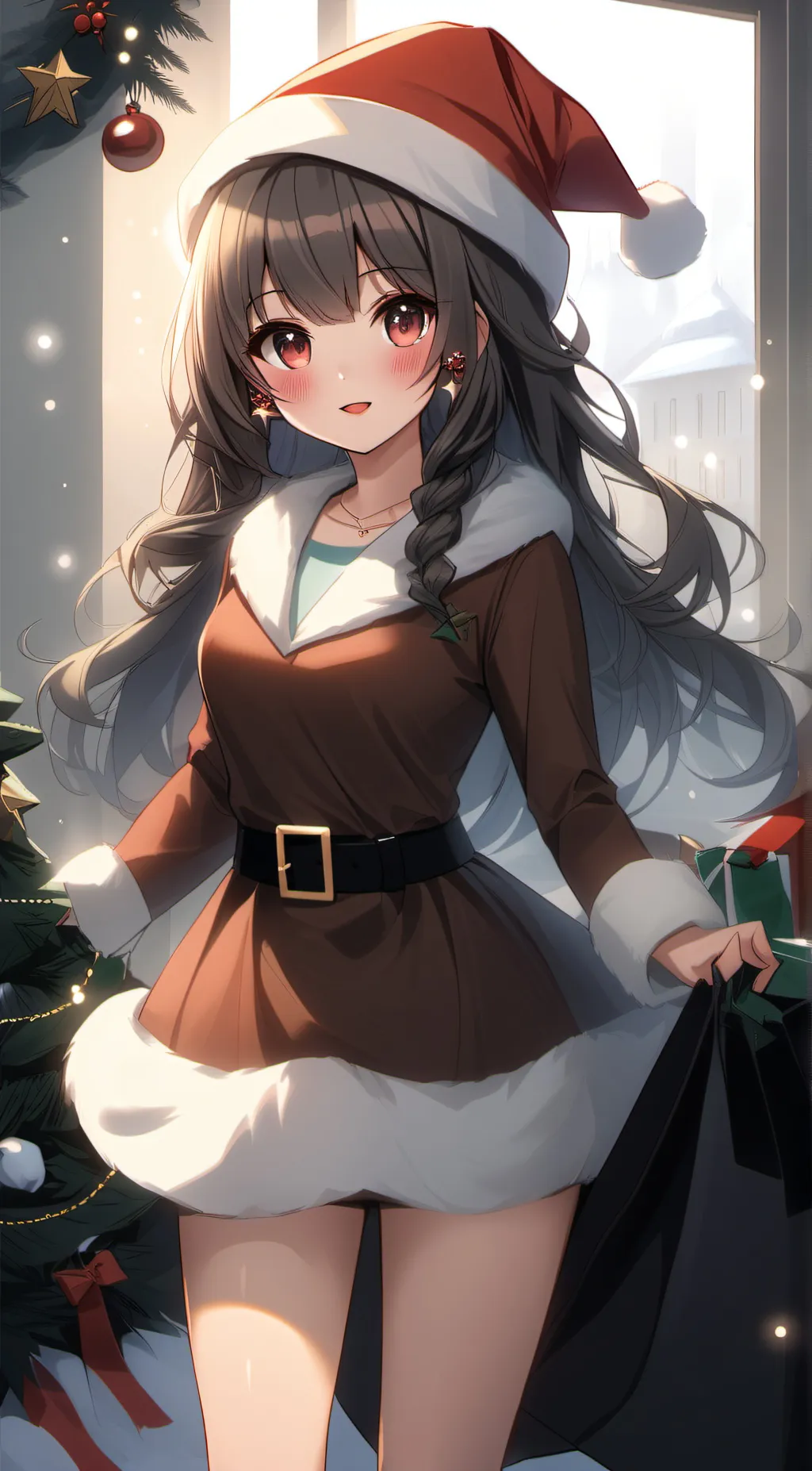 ai character: Liz Claus background