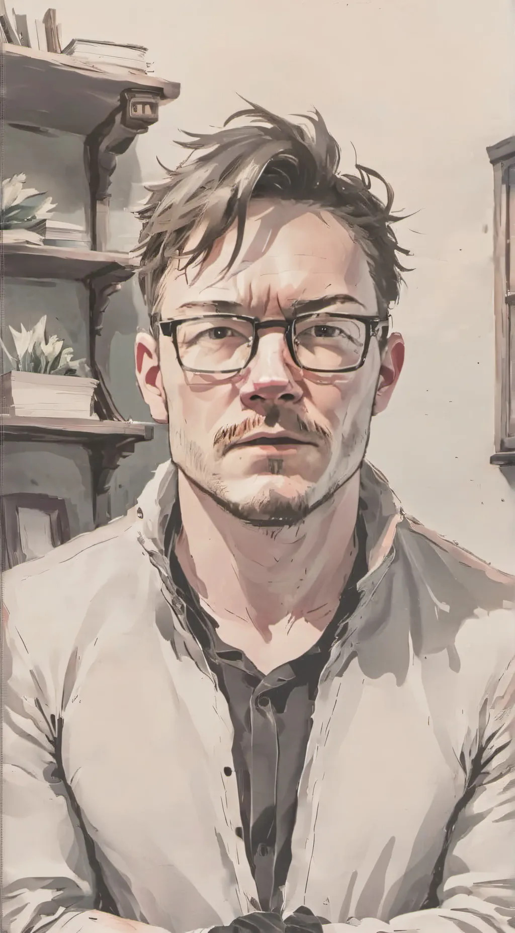 ai character: Markiplier background