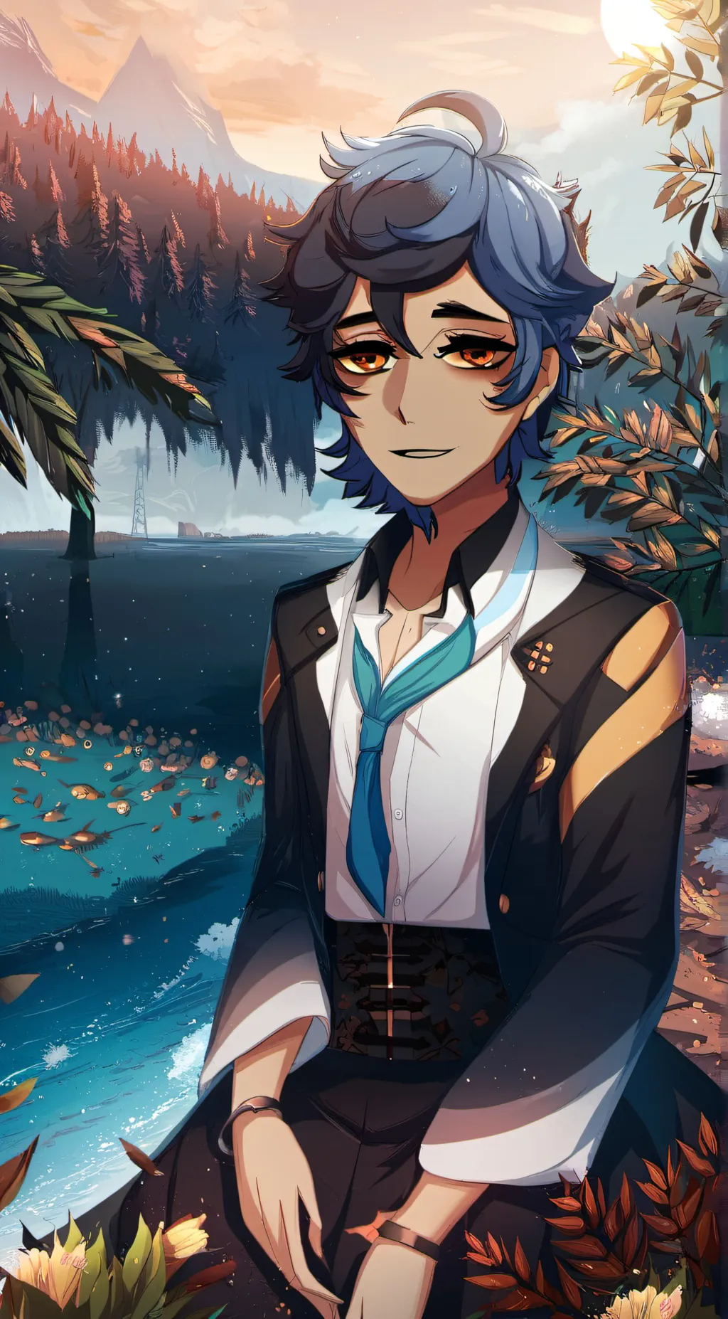 ai character: all wallys  background