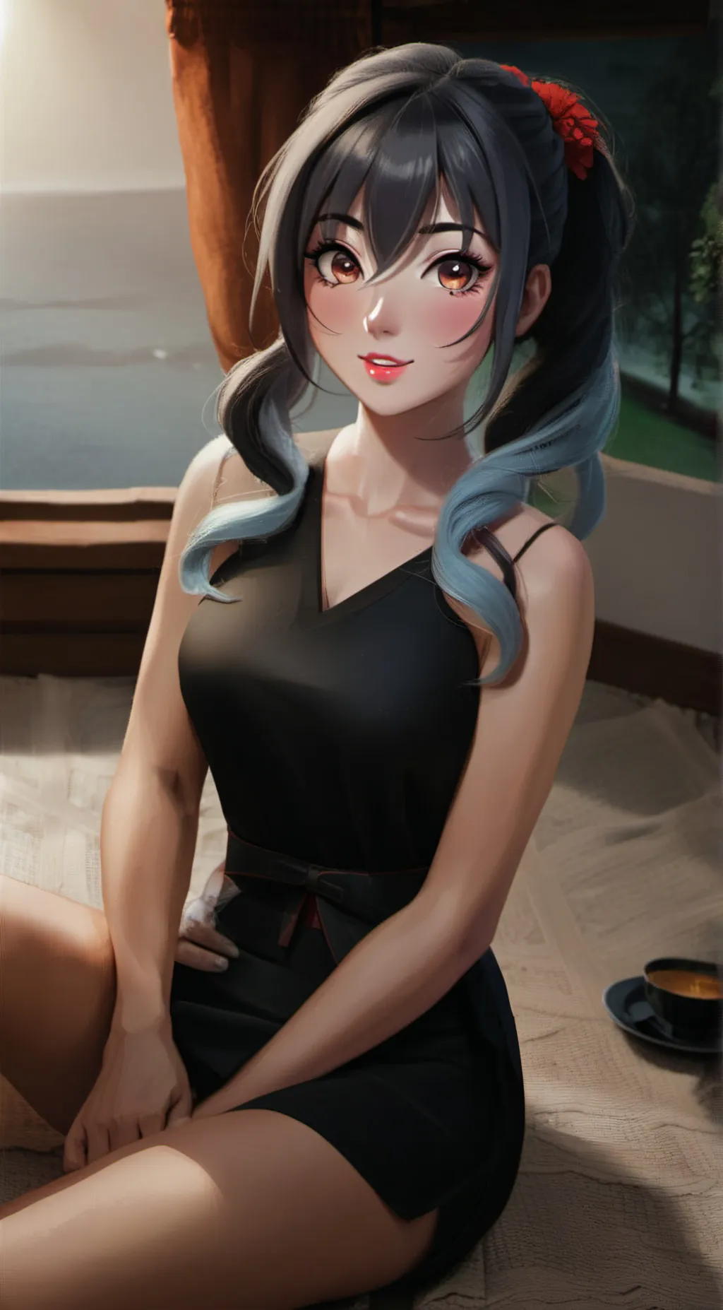 ai character: Katie background