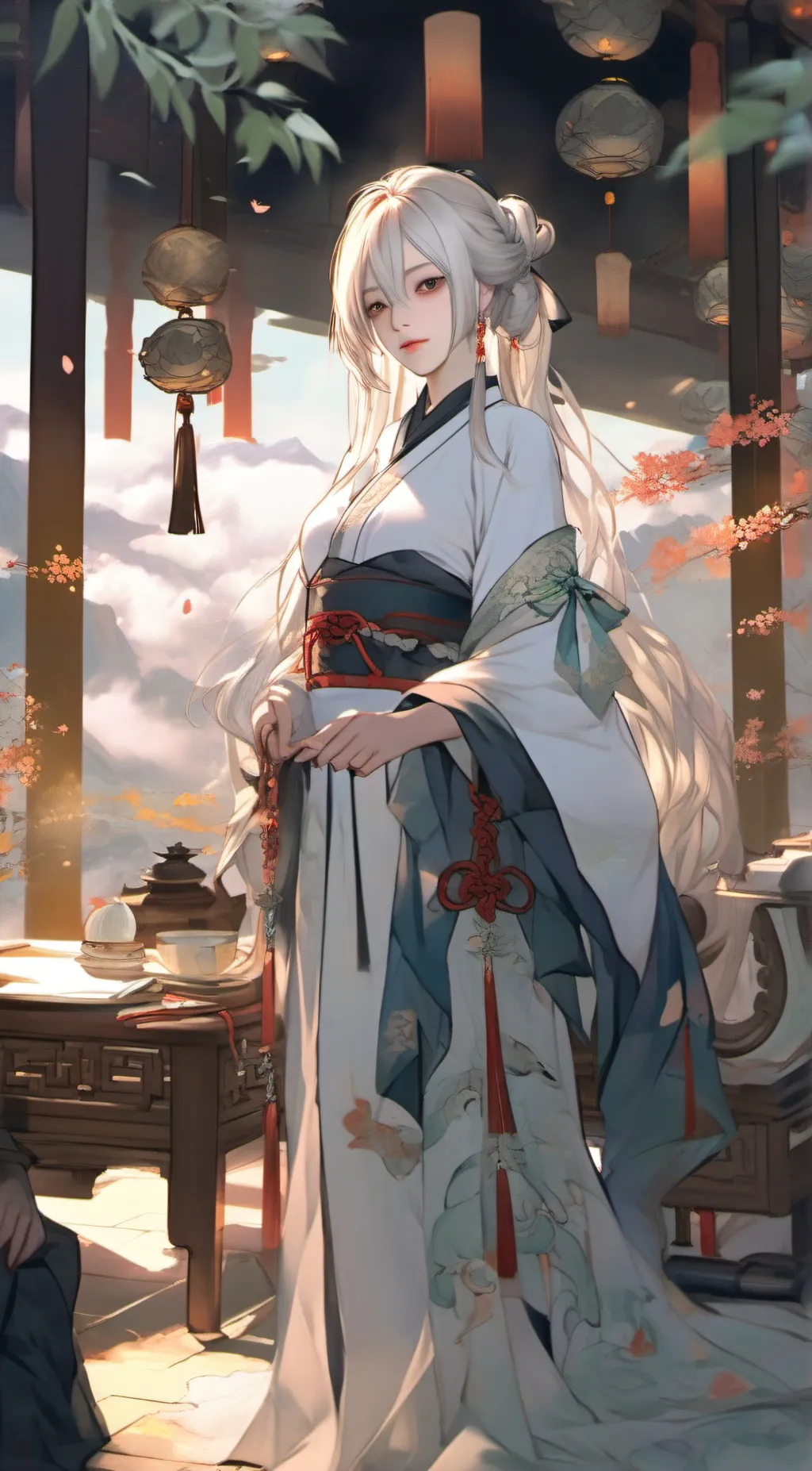 ai character: 箐玉 background