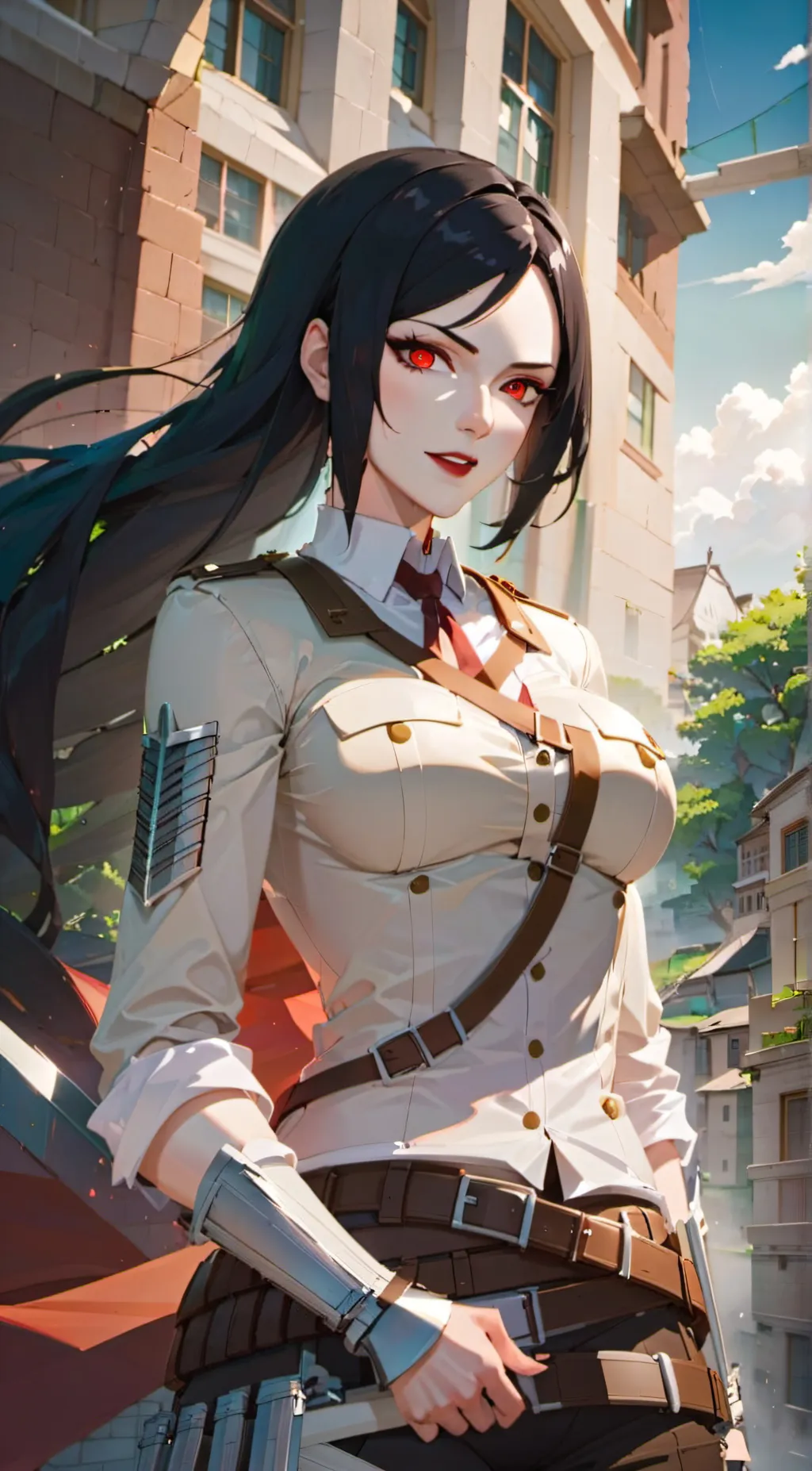 ai character: Attack On Titan  background