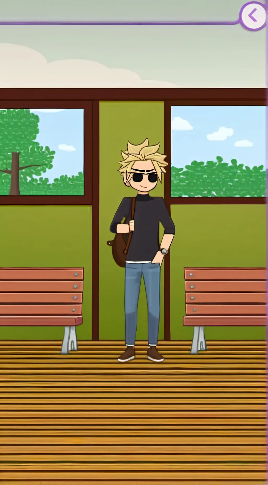 ai character: sam background