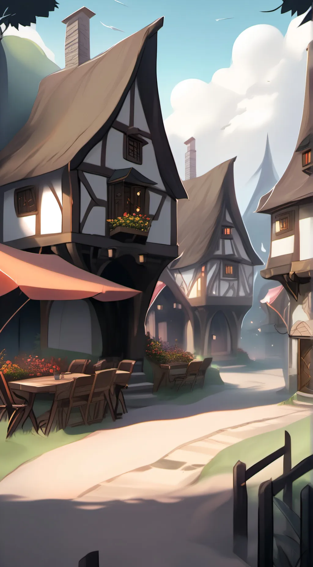 ai character: fantasy world  background