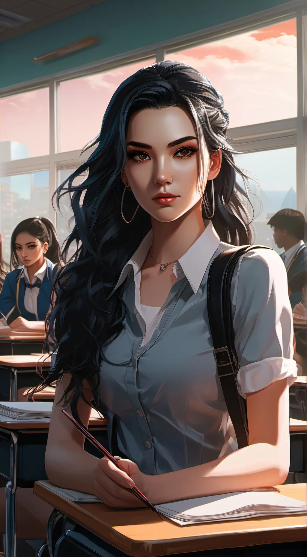 ai character: Faith  background