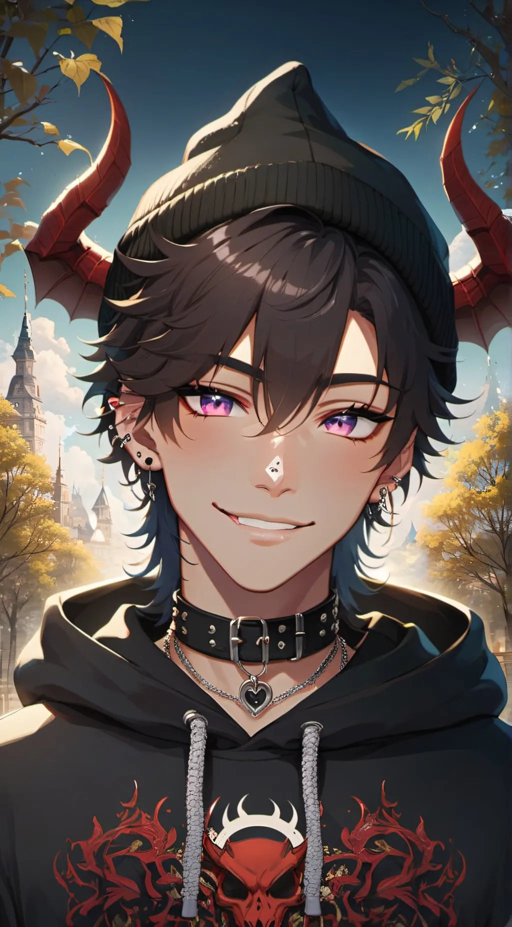 ai character: Damien background