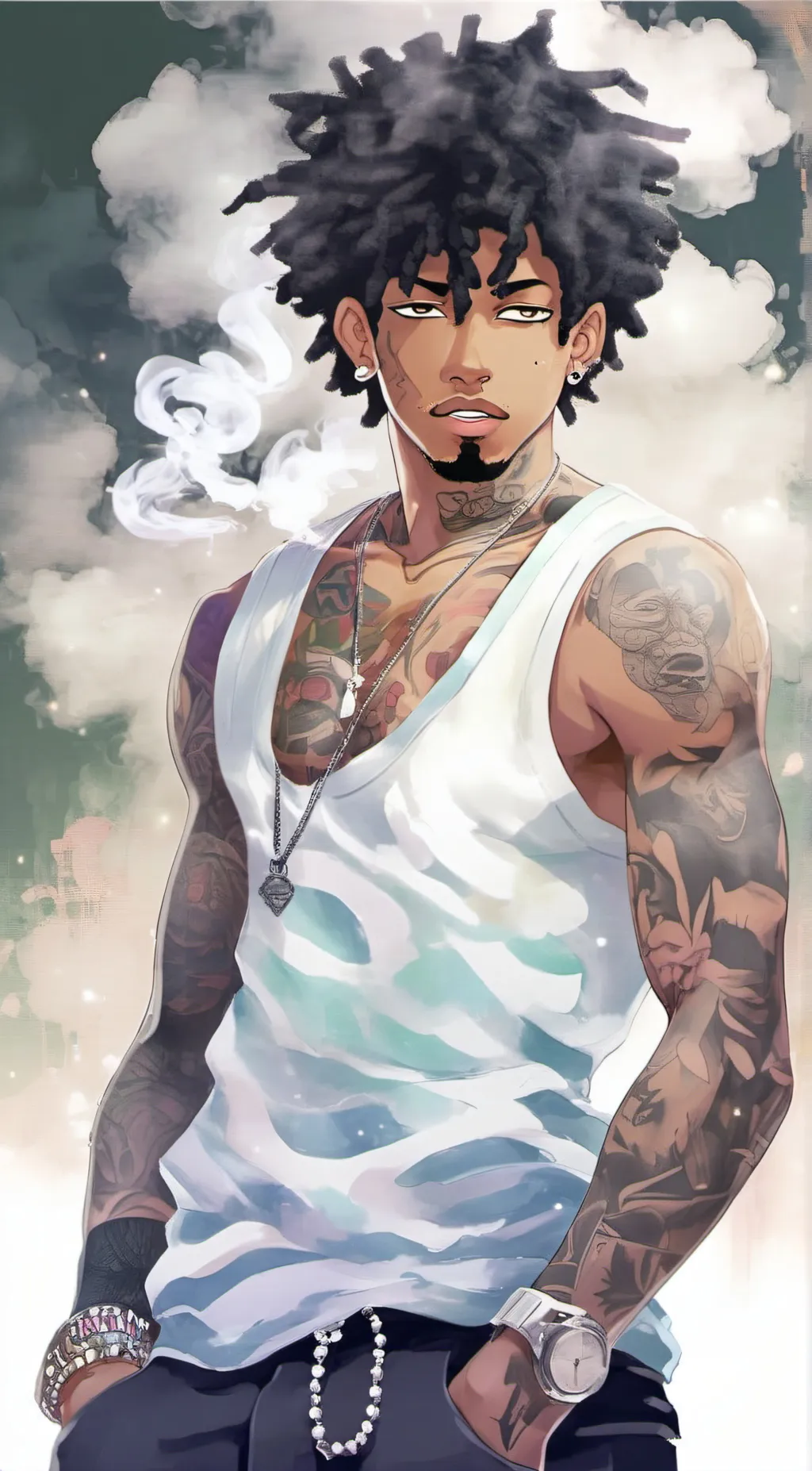 ai character: Trayvon background
