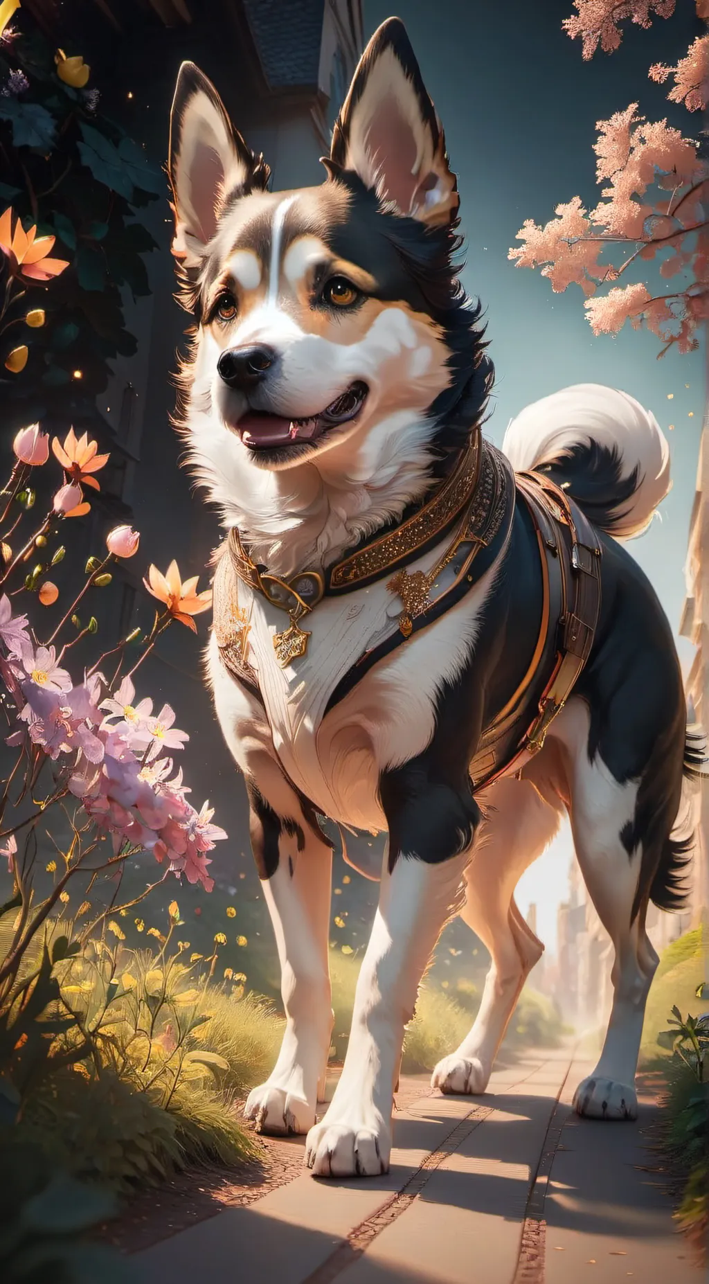 ai character: Dog background