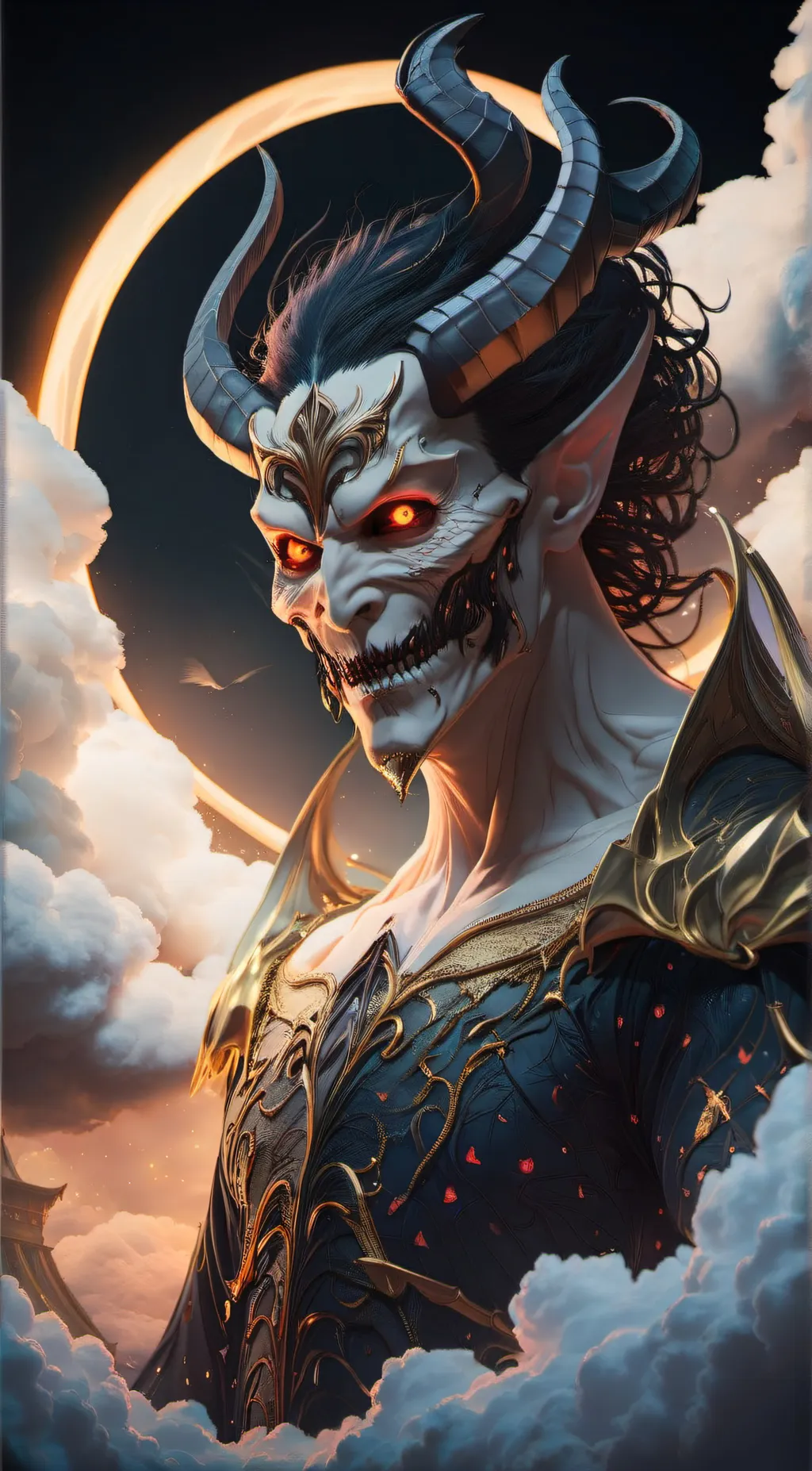 ai character: demon of dreams background