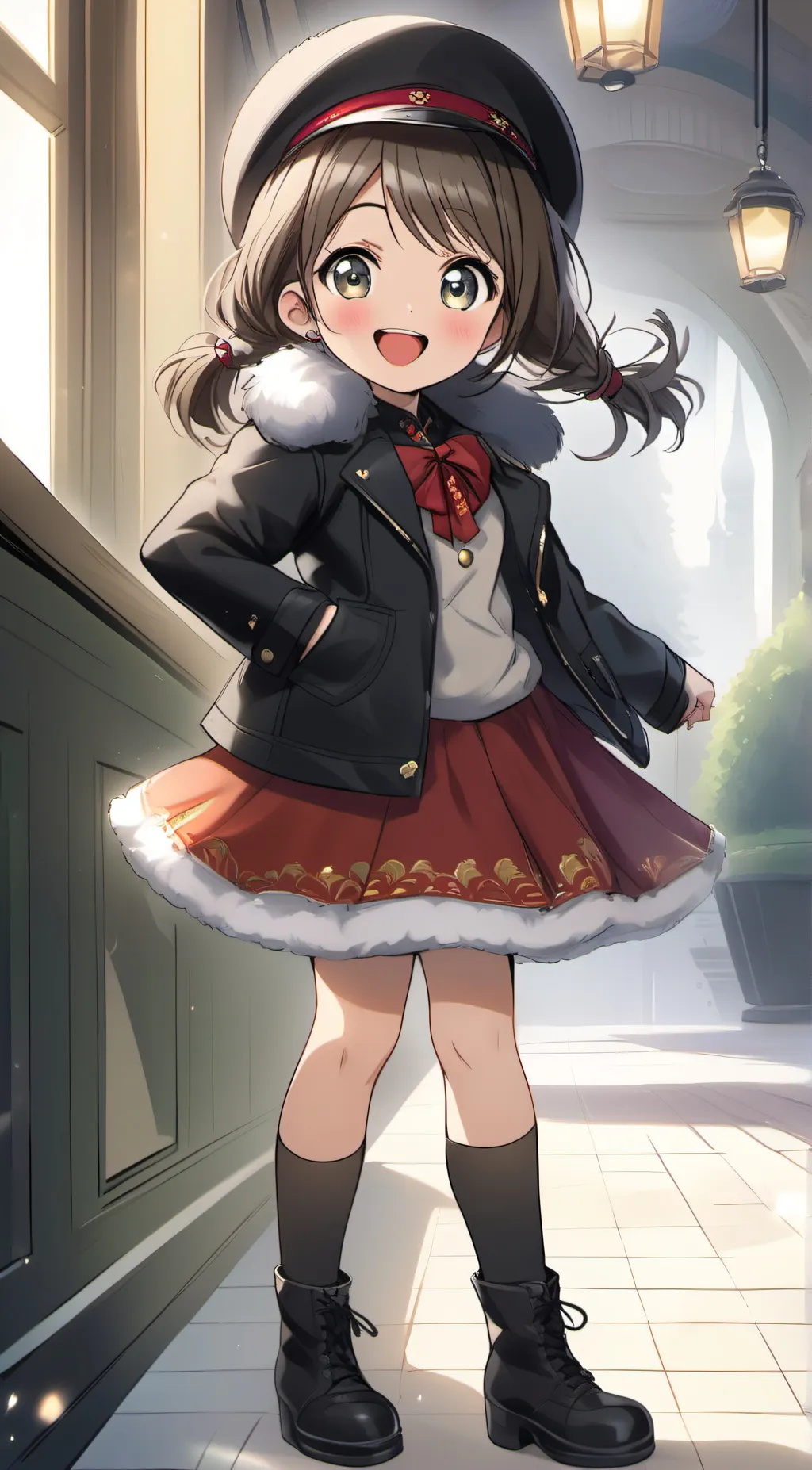 ai character: Eva. background