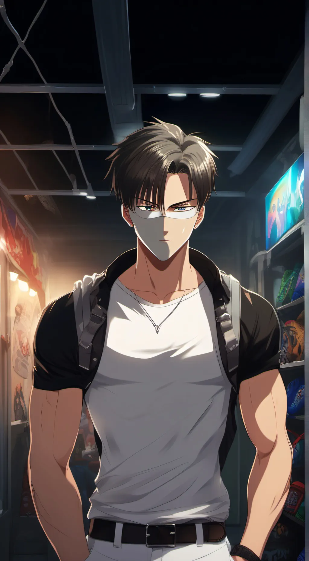 ai character: Ash background