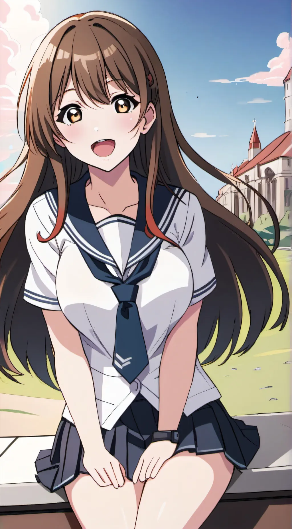 ai character: Ellie  background