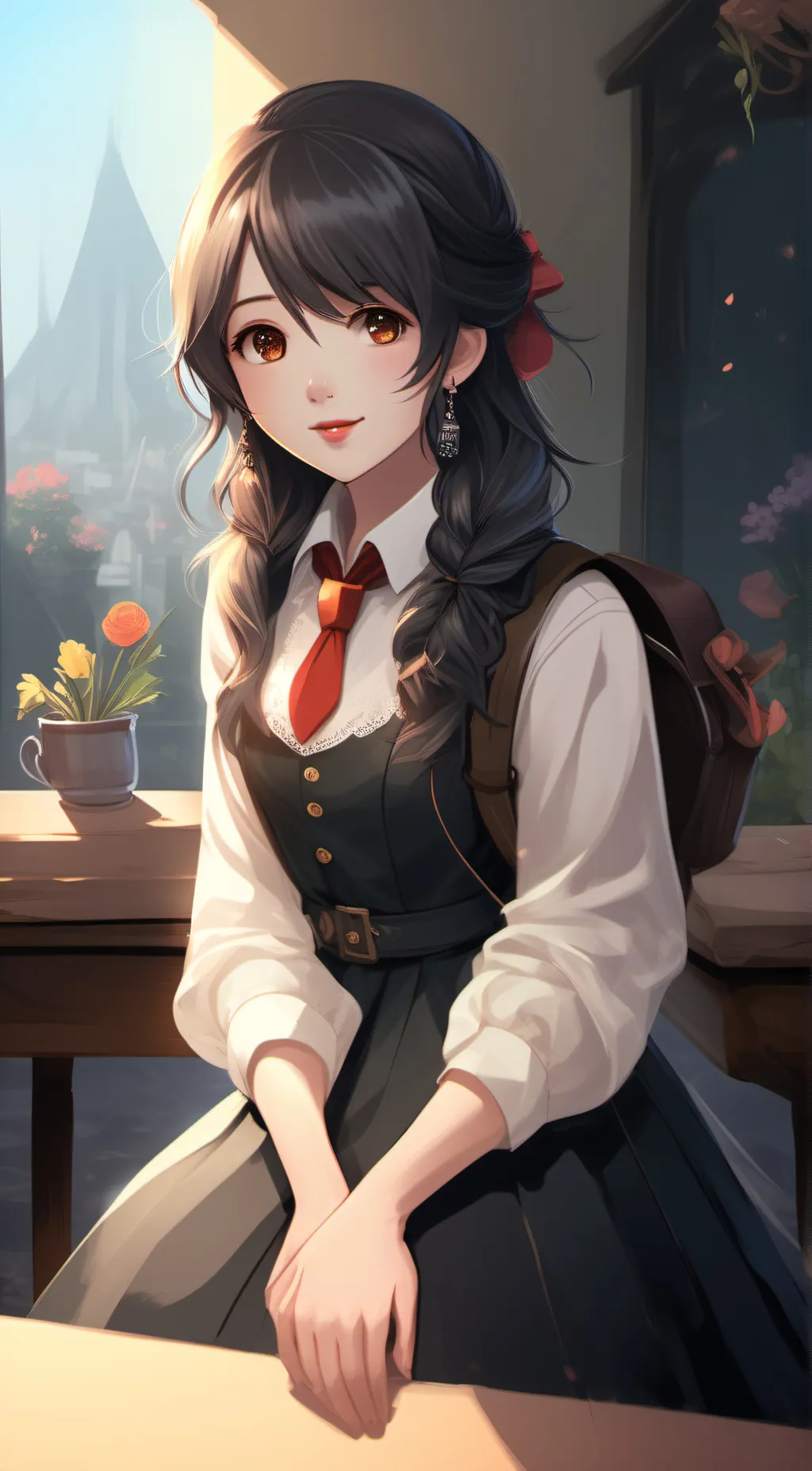 ai character: alex  background