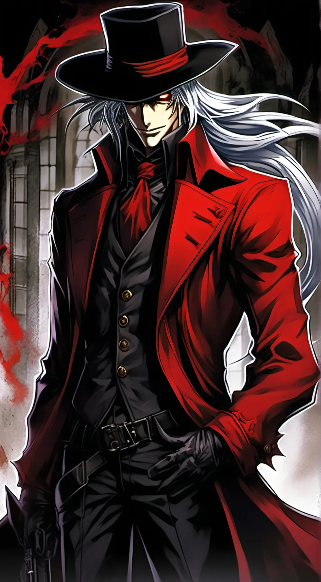 ai character: alucard background