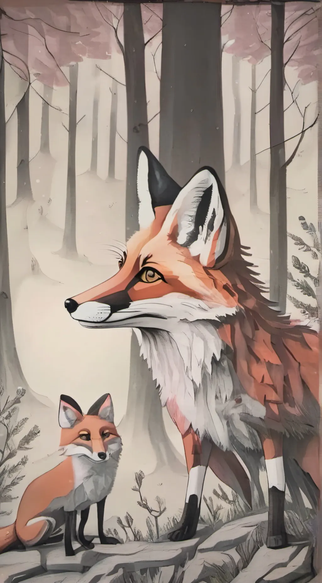 ai character: fluffy and Savage background