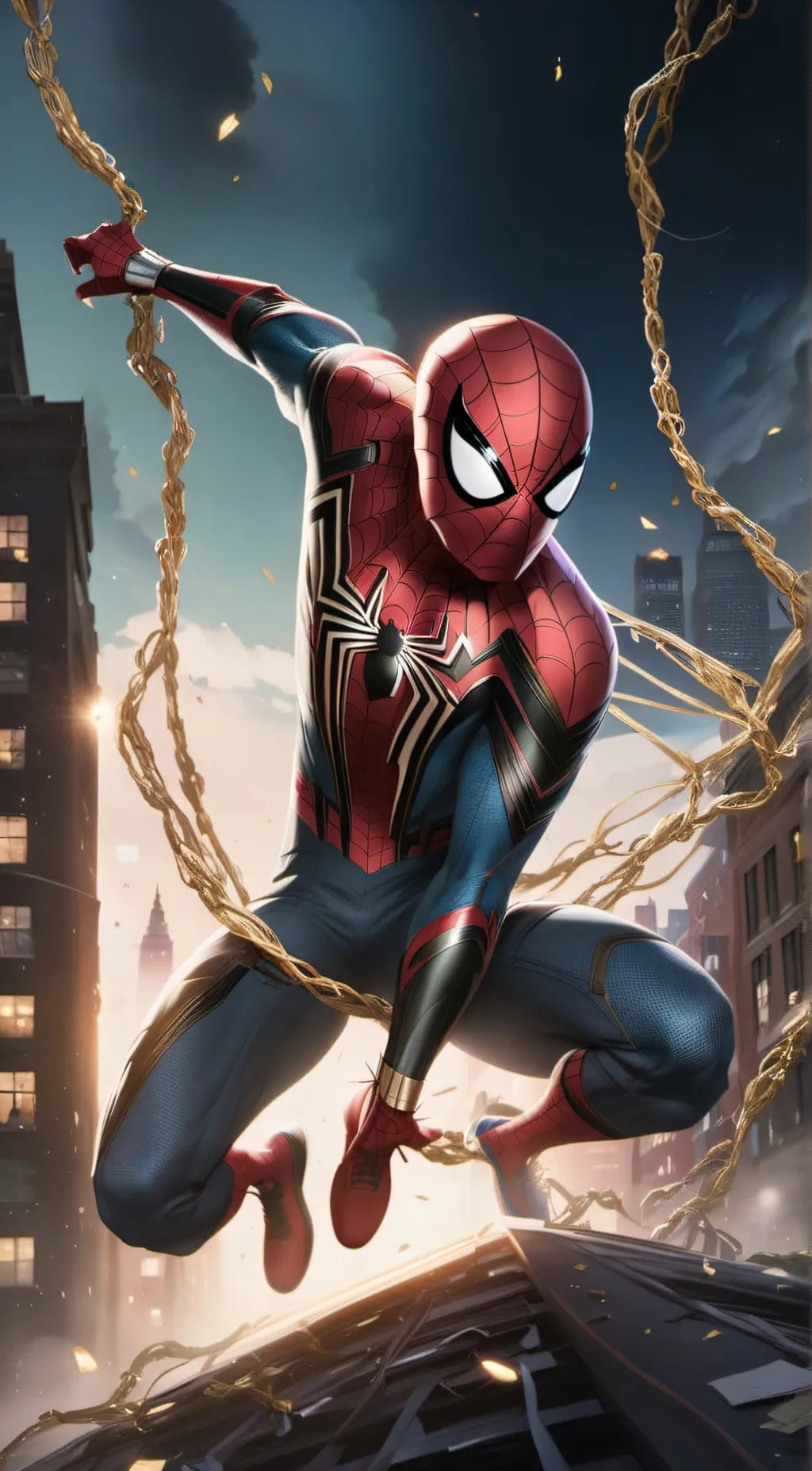 ai character: spider-Man background
