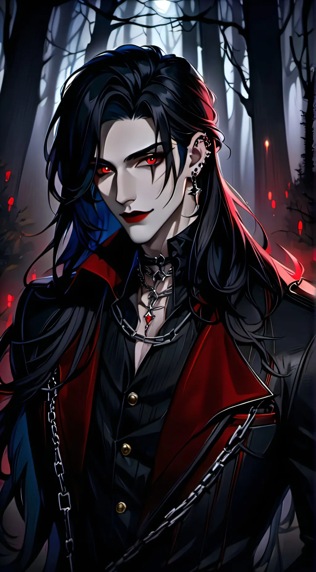 ai character: Oliver  background
