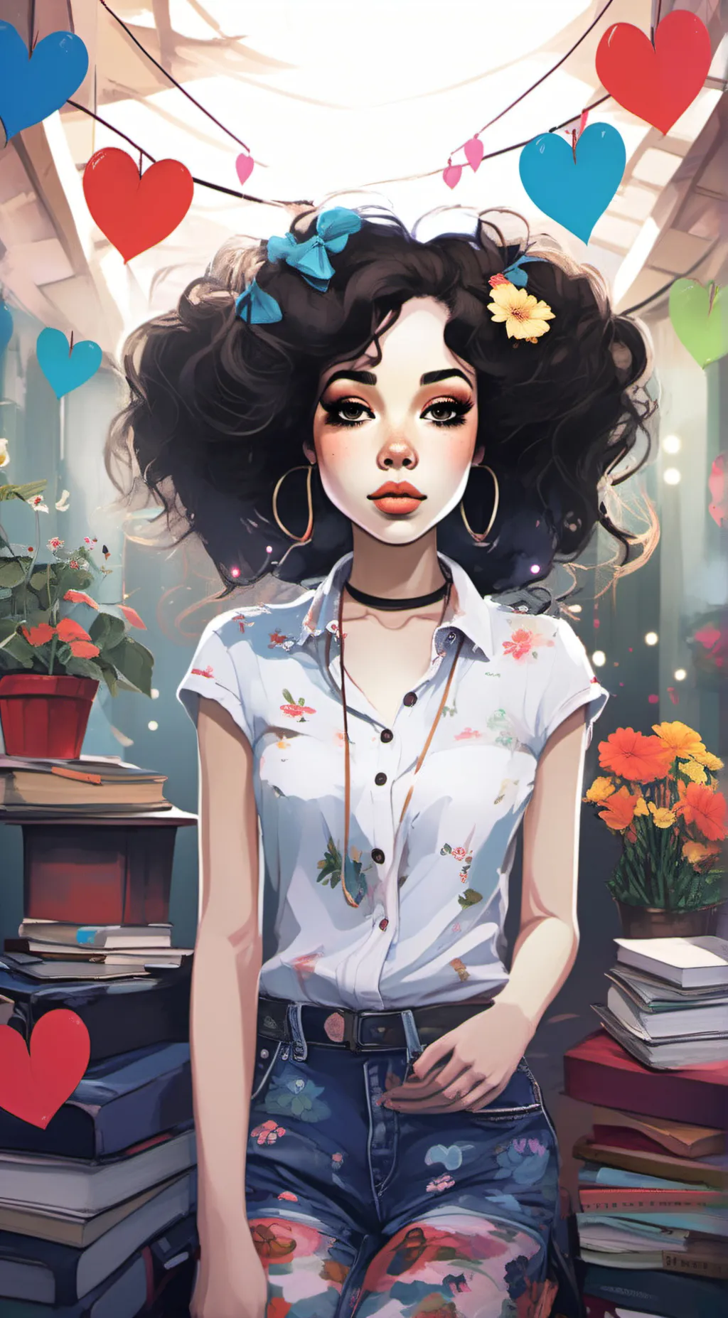 ai character: Maddie background