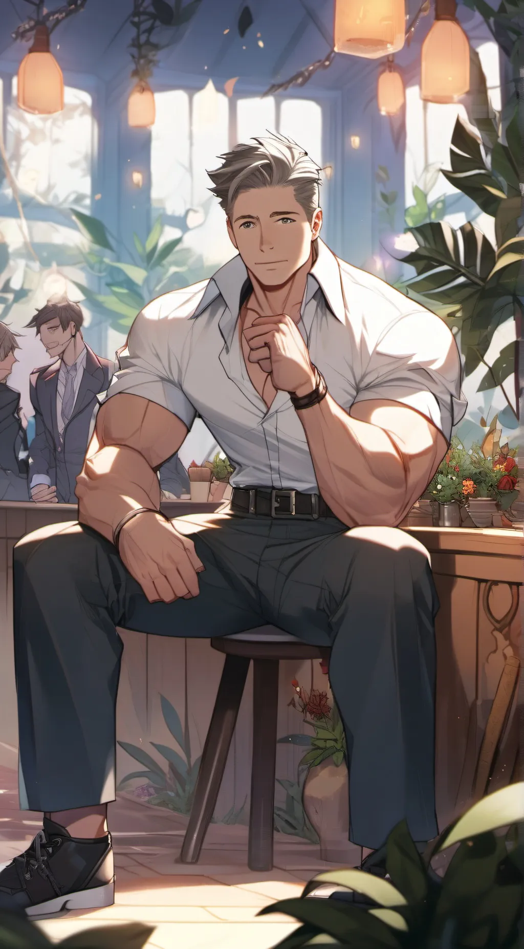 ai character: Ace. background