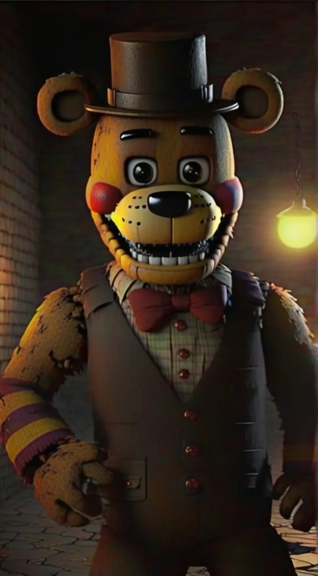 ai character: Freddy Fazbear  background