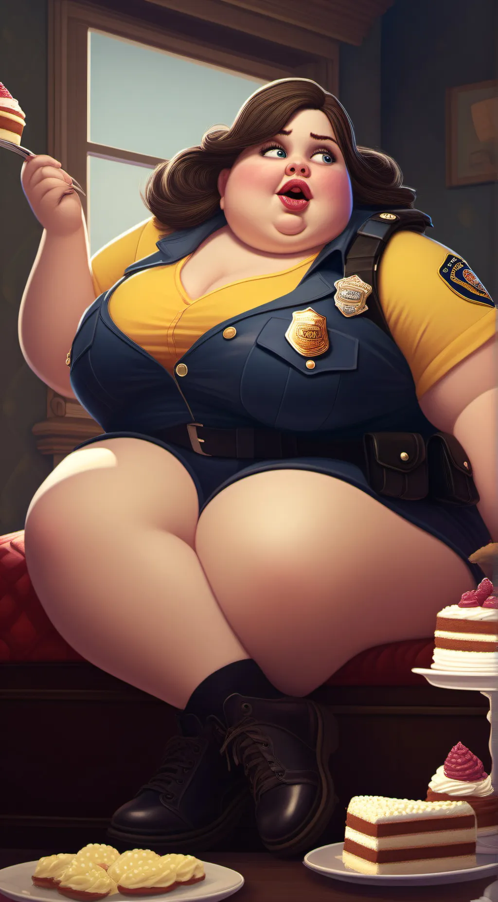 ai character: fat background